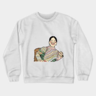 Indigenous tribes with colorful clothing patterns Crewneck Sweatshirt